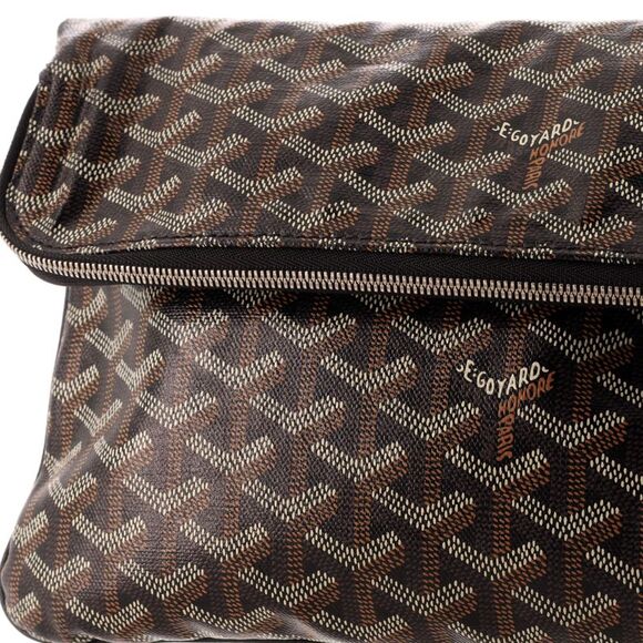 Goyard Saint Marie Clutch Coated Canvas Black - Picture 6 of 9